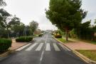 A residential street crossing